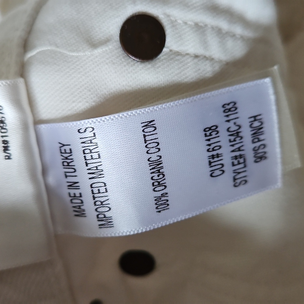 AGOLDE High Rise Straight Jeans in White - Picture 7 of 8